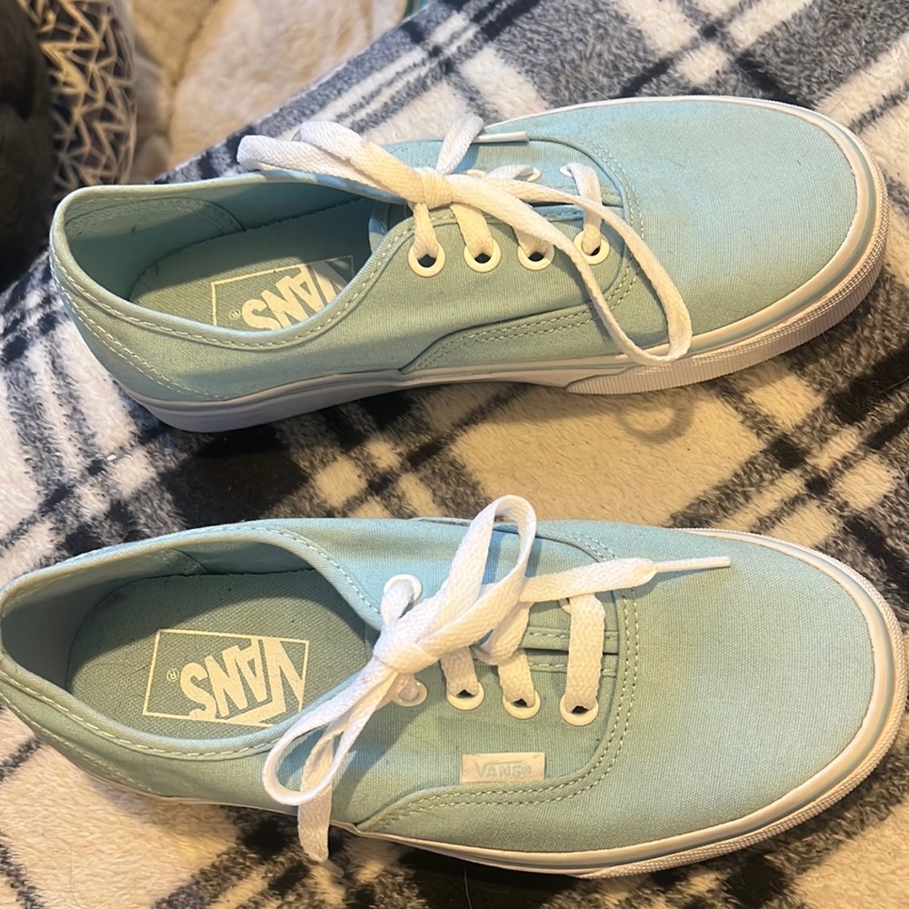 Light blue vans